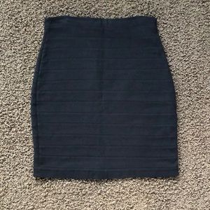 Express black pencil skirt